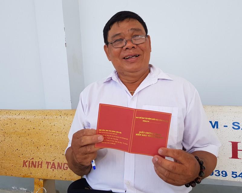 Người đàn ông khmer 29 lần tham gia hiến máu lastest-news